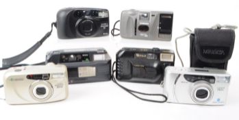 COLLECTION OF LATE 20TH CENTURY JAPANESE 35MM FILM CAMERAS