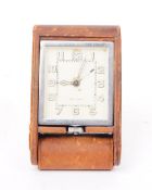 JAEGER LE COULTRE - EARLY 20TH CENTURY ART DECO TRAVEL CLOCK