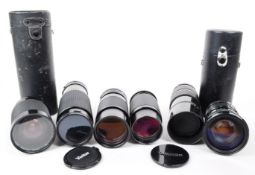 CANON - COLLECTION OF VINTAGE CAMERA LENSES