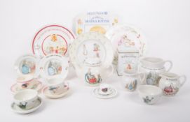 COLLECTION OF VINTAGE LATE 20TH CENTURY BEATRIX POTTER COLLECTABLES