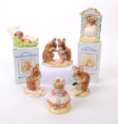 ROYAL ALBERT - COLLECTION OF SIX 20TH CENTURY BEATRIX POTTER FIGURES