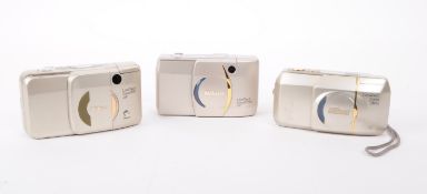 NIKON - THREE EARLY 2000S LITE TOUCH COMPACT CAMERAS