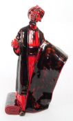 ROYAL DOULTON - 1990 PORCELAIN FLAMBE THE CARPET SELLER FIGURINE