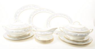 ROYAL DOULTON - QUEENSBURY - MID CENTURY CHINA PART DINNER SERVICE