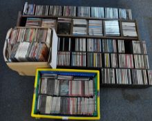 LARGE COLLECTION OF LATE 20TH CENTURY ROCK, CLASSICAL AND POP CDS