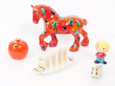 MID CENTURY ANITA HARRIS & OTHER CERAMIC FIGURES