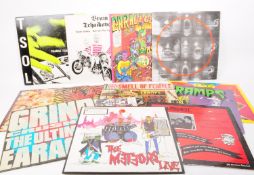 COLLECTION OF LATE 20TH CENTURY DEATH METAL LP VINYL RECORDS