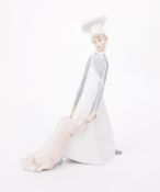 LLADRO - LATE 20TH CENTURY COOK IN TROUBLE PORCELAIN FIGURE