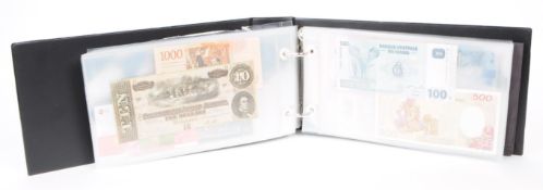 COLLECTION OF 19TH 20TH & 21ST CENTURY BANKNOTES
