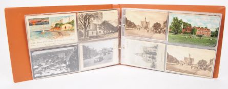 COLLECTION OF VINTAGE EARLY 20TH CENTURY ENGLISH LOCAL INTEREST POSTCARDS