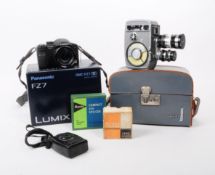 TWO VINTAGE CAMERAS AND ACCESSORIES