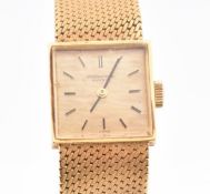 HALLMARKED 18CT GOLD INTERNATIONAL WATCH COMPANY WRISTWATCH