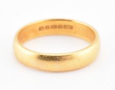 HALLMARKED 22CT GOLD BAND RING
