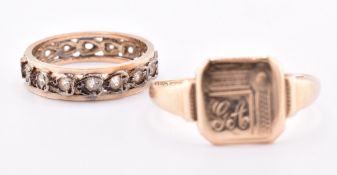 HALLMARKED 9CT GOLD SIGNET RING