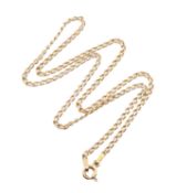 HALLMARKED 9CT GOLD CURB LINK CHAIN NECKLACE