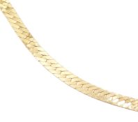 HALLMARKED 9CT GOLD SNAKE CHAIN NECKLACE
