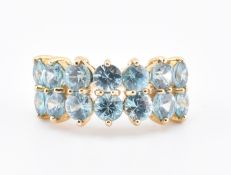 HALLMARKED 9CT GOLD & RATANAKIRI ZIRCON RING