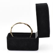 HALLMARKED 9CT GOLD HINGED BANGLE CASED