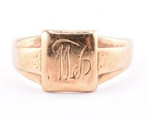 HALLMARKED 9CT GOLD SIGNET RING