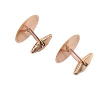 PAIR OF HALLMARKED 9CT GOLD CUFFLINKS