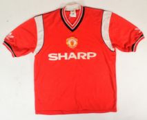 MANCHESTER UNITED - OFFICIAL MAN UTD 1985-86 HOME SHIRT