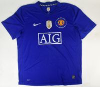 MANCHESTER UNITED - OFFICIAL MAN UTD 2008-09 THIRD 2 KIT SHIRT