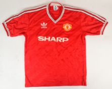 MANCHESTER UNITED - OFFICIAL MAN UTD 1986-88 HOME KIT SHIRT