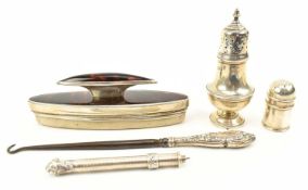 COLLECTION OF 19TH & 20TH CENTURY HALLMARKED SILVER WARES