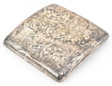 GEORGE V HALLMARKED SILVER CIGARETTE CASE