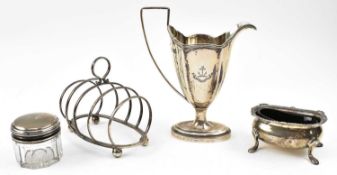 COLLECTION OF FOUR HALLMARKED SILVER PIECES