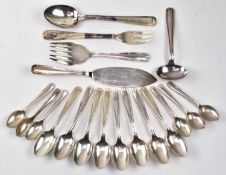 L'ALFENIDE FOR CHRISTOFLE SILVER PLATED CUTLERY CANTEEN SET