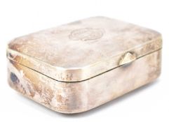 AN INDIAN SILVER SOAP BOX