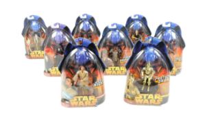 STAR WARS - REVENGE OF THE SITH - MOC CARDED ACTION FIGURES