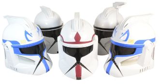 STAR WARS - COLLECTION OF CLONE TROOPER HELMETS