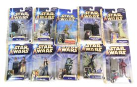 STAR WARS - 2004 HASBRO MOC CARDED ACTION FIGURES