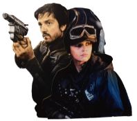 STAR WARS - ROGUE ONE (2016) - ORIGINAL CINEMA STANDEE