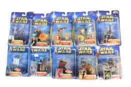 STAR WARS - ATTACK OF THE CLONES - HASBRO CARDED ACTION FIGURES
