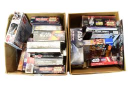 STAR WARS - LARGE COLLECTION OF BOARD GAMES & MODEL KITS