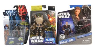STAR WARS - CARDED ACTION FIGURES - CLONE WARS