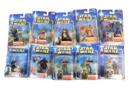 STAR WARS - HASBRO - COLLECTION OF CARDED ACTION FIGURES