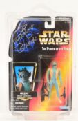 STAR WARS - PAUL BLAKE (GREEDO) - SIGNED MOC CARDED ACTION FIGURE