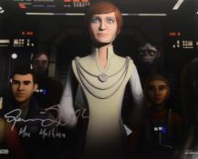 STAR WARS - GENEVIEVE O'REILLY - STAR WARS REBELS SIGNED PHOTO