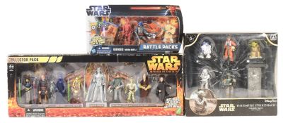 STAR WARS - COLLECTION OF BOXED ACTION FIGURE SETS