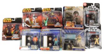 STAR WARS - COLLECTION OF ASSORTED CARDED ACTION FIGURES