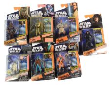 STAR WARS - SAGA LEGENDS - COLLECTION OF MOC CARDED ACTION FIGURES