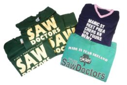SAW DOCTORS & MANIC STREET PREACHERS BAND TOUR TSHIRTS