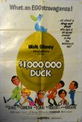 $1000000 DUCK - 1971 ORIGINAL ONE SHEET MOVIE FILM POSTER