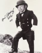 JAMES BOND 007 - HERVE VILLECHAIZE (D.1993) - SIGNED 8X10