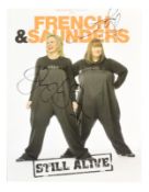 FRENCH & SAUNDERS (BBC SKETCH SHOW) - SIGNED 'STILL ALIVE' PROGRAMME