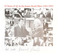 JAMES BOND 007 - DESMOND LLEWELYN (D.1999) - SIGNED PHOTOGRAPH